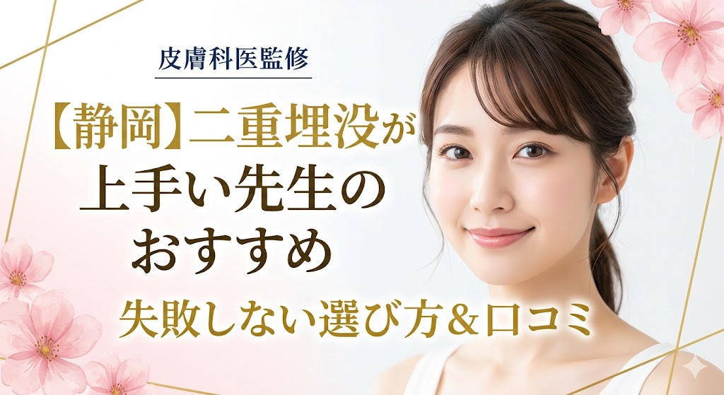 【静岡】二重埋没が上手い先生おすすめ9選！口コミ・評判で安心の二重整形